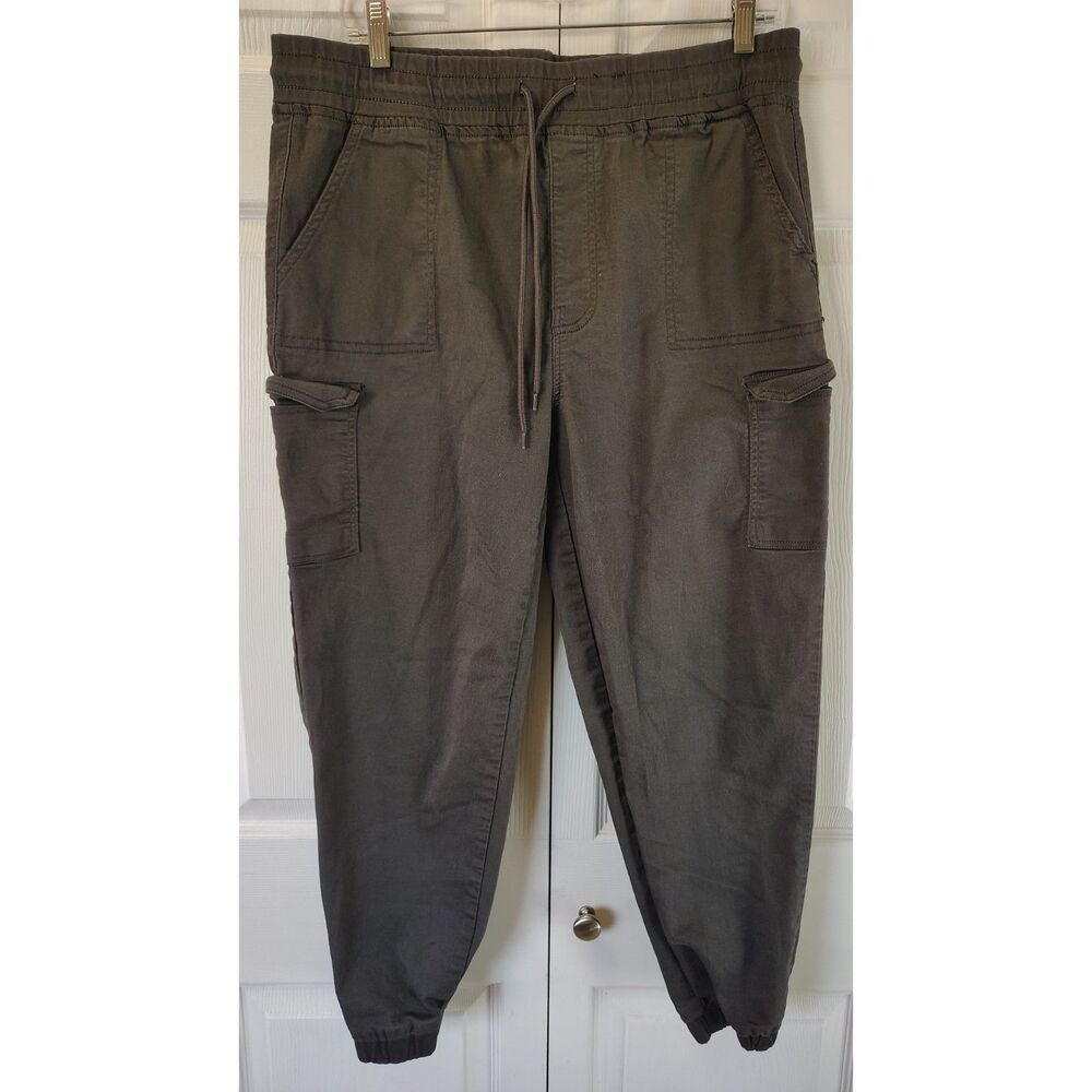 Telepatia Gray High-Rise Cargo Jogger Pants 15/32
